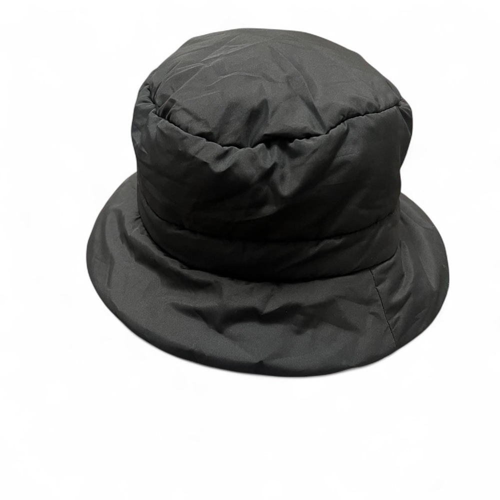 Marks & Spencer Black Puffer Bucket Hat Small Medium Quilted Insulated Winter